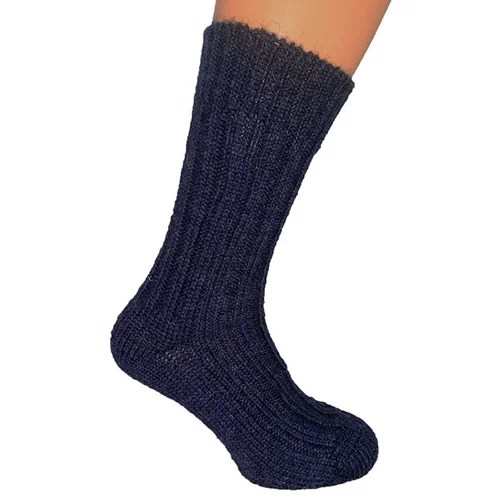 Socks - 100% pure new wool - Medium, Denim Kerry Woolen Mills