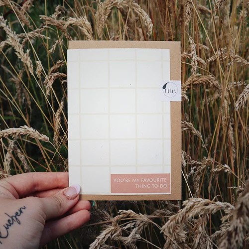 Greeting card - You're my favourite Tuesdays.