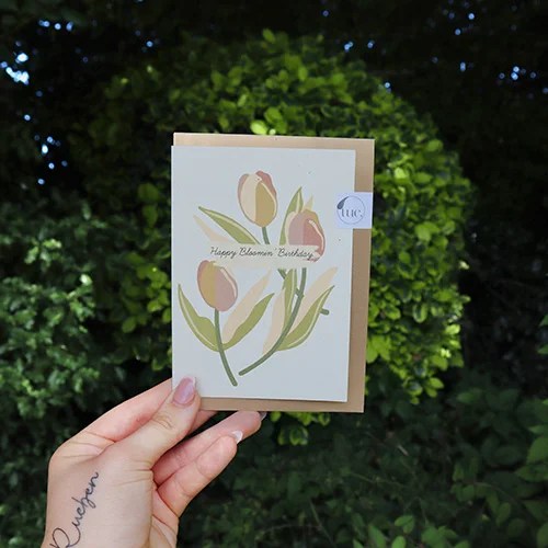 Greeting card - Happy birthday - Happy Bloomin' Birthday Tuesdays.