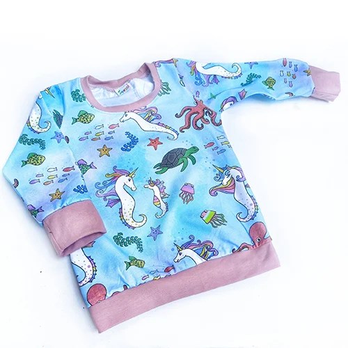 Long sleeve T-shirt - Sea creatures, 12/18 months Spraoi clothing