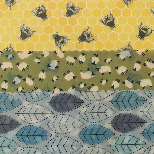 Bee wrap - Various - Large Kitchen Pack -- Bees, sheep Hanna's bees