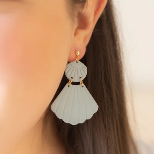 Shell earrings - Model 3 Curpic