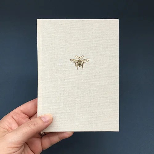 A6 Notebook - Bee Collection - Cream Paperlove