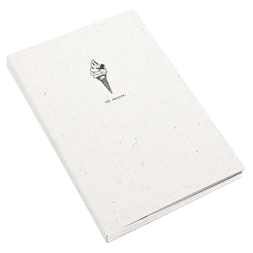 Notebook - A5 - 99% recycled - 99%, Dots Badly made books