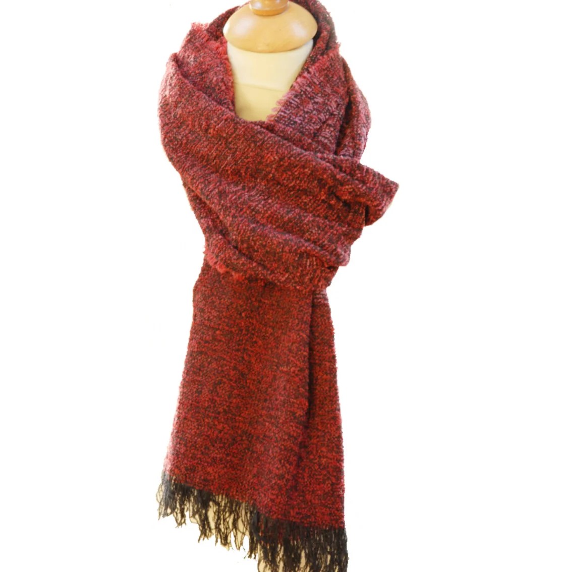 Scarf - Celtic Wool Stole - Cherry Kerry Woolen Mills
