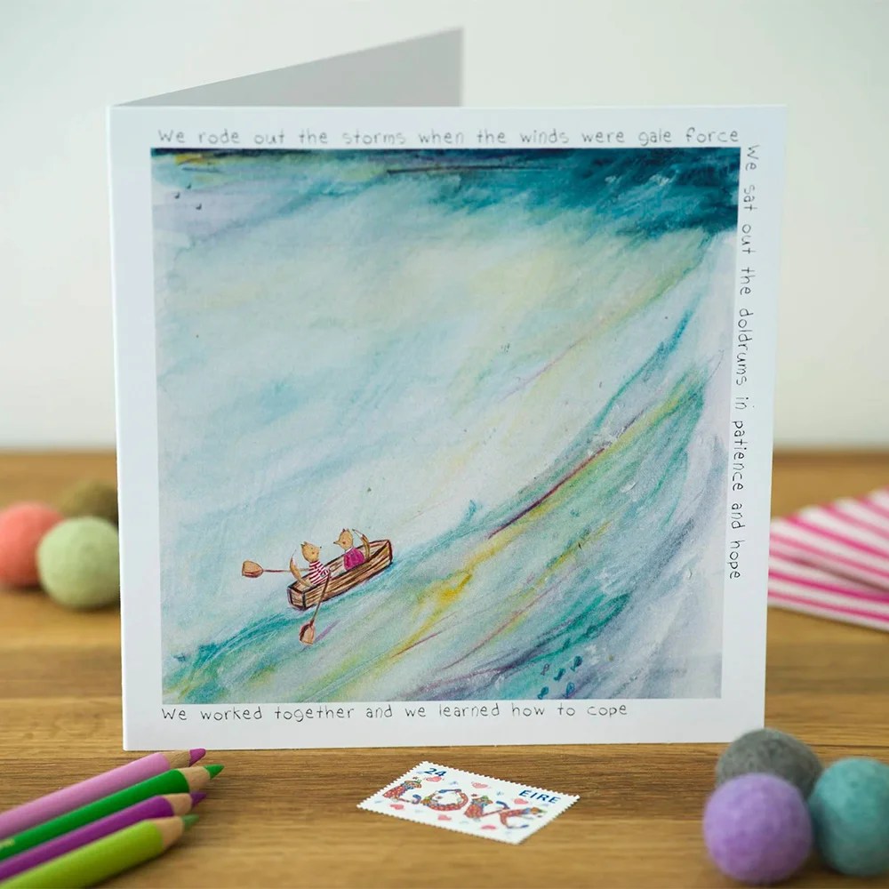 Greeting card - The voyage Pear shaped studio