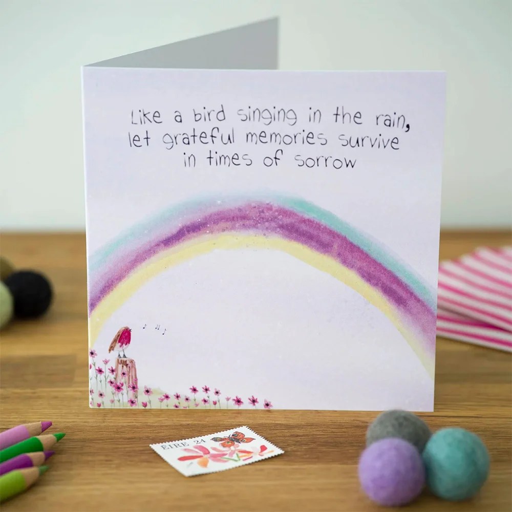 Greeting card - Like a bird Pear shaped studio
