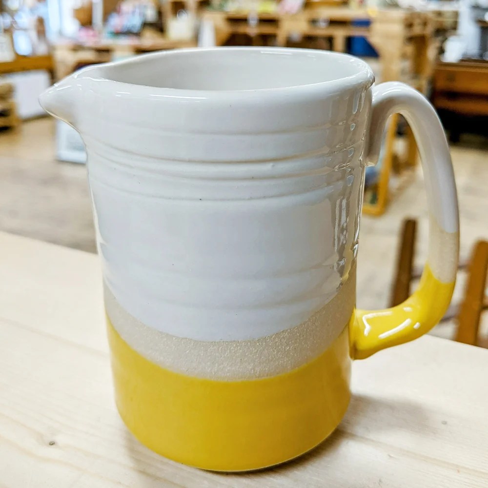 Jug - Yellow, Small Woodford Pottery