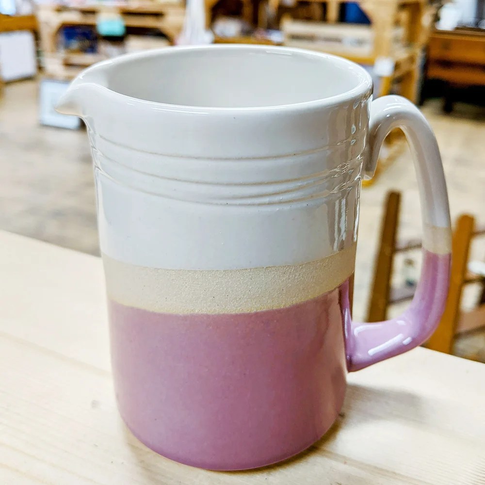 Jug - Pink, Small Woodford Pottery