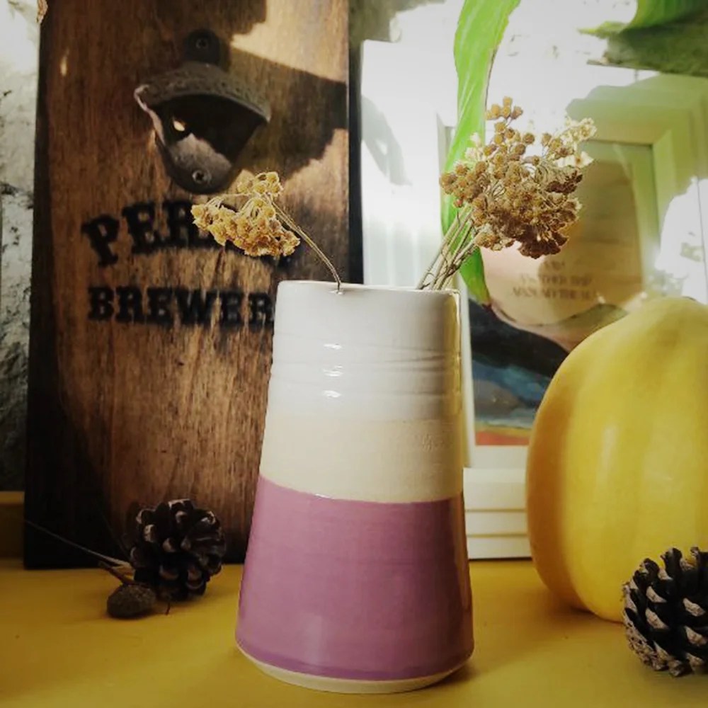 Conical vase - Pink, Extra Small Woodford Pottery