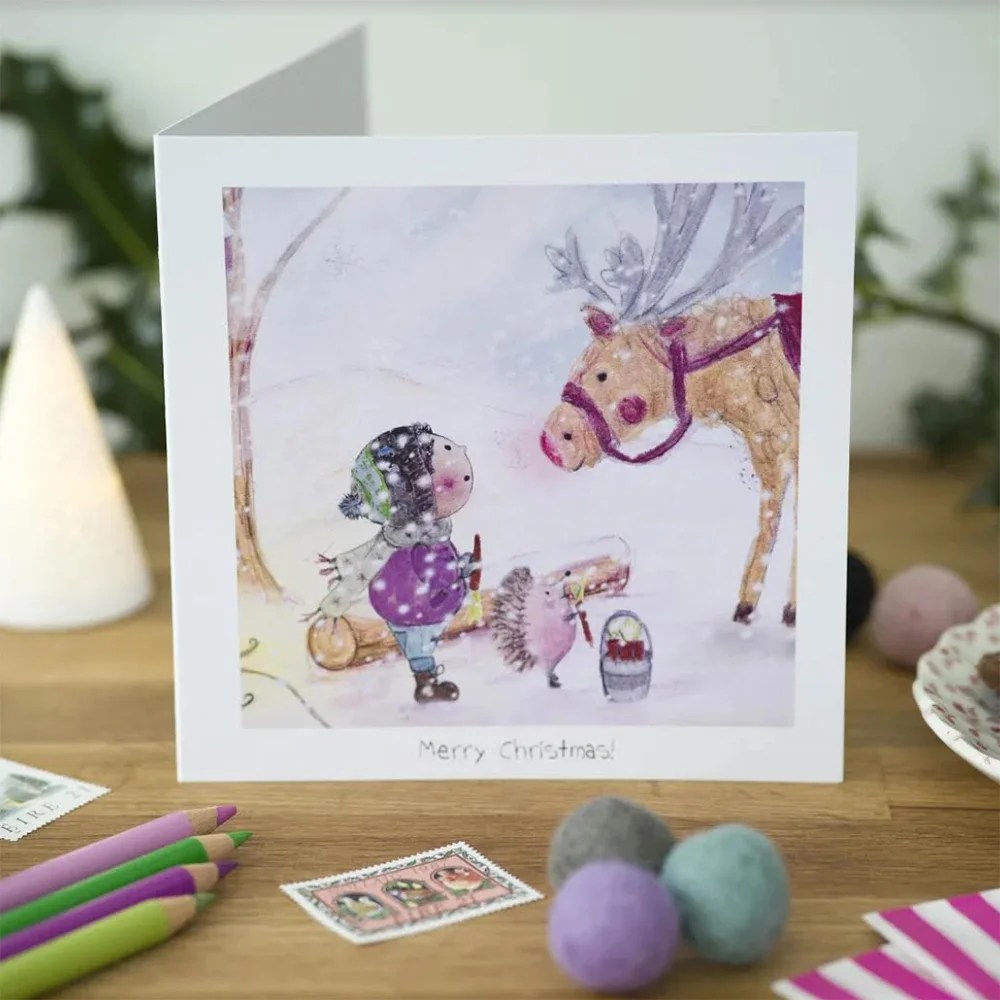 Greeting card - Christmas (Pear Shaped Studio) - Reindeer
