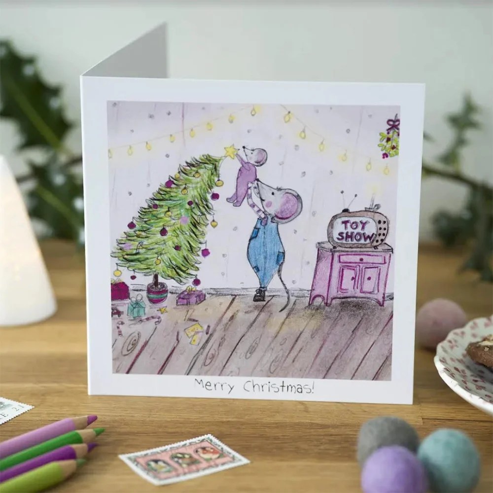 Greeting card - Christmas (Pear Shaped Studio) - Mouse