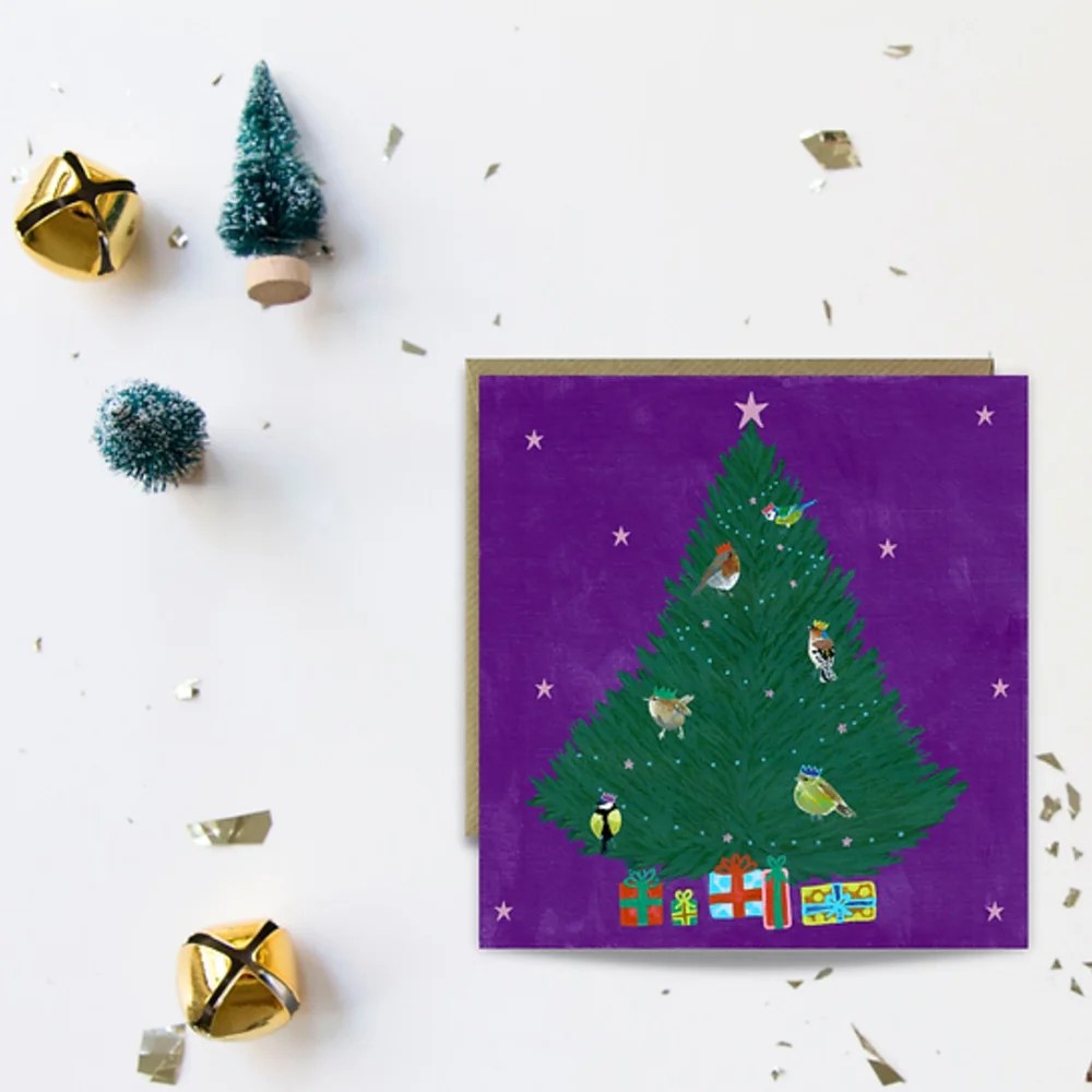 Sayers Christmas card - Tree party Sayers Studio