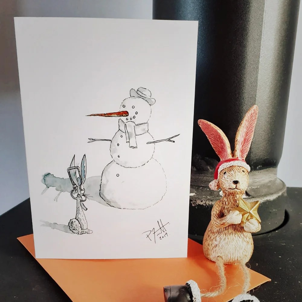 Stun Bunz's Christmas cards - Swowman