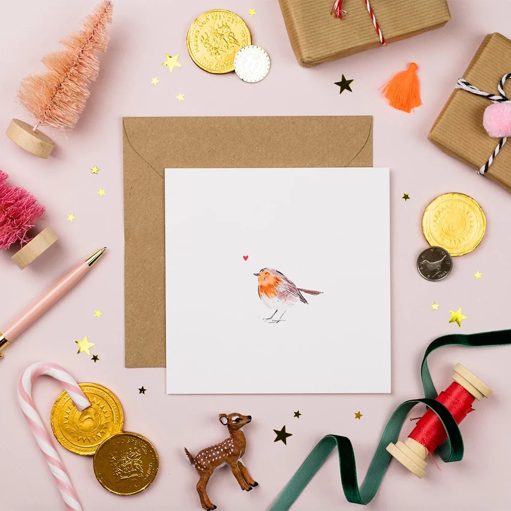 Greeting card - Mister Robin Pickled Pom Pom