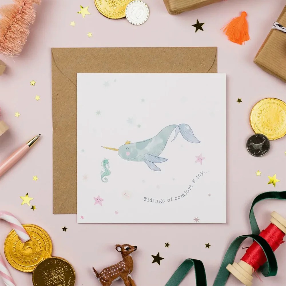 Christmas greeting cards - Tidings of Comfort Pickled Pom Pom
