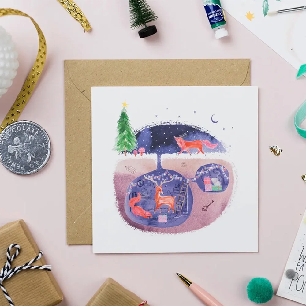 Christmas greeting cards - Underground Pickled Pom Pom