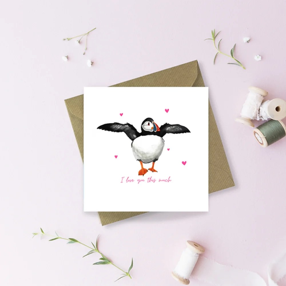 Love card - Sayers Studio - I love you this much