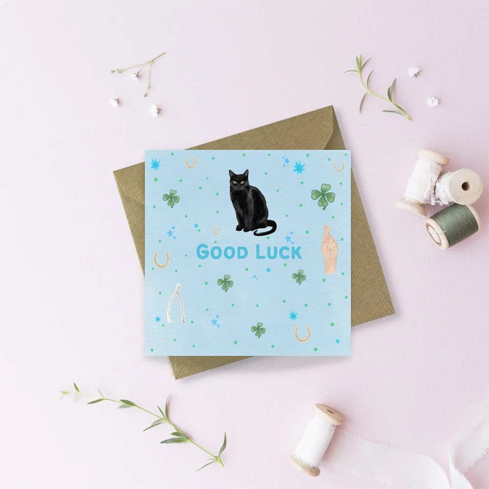 Good luck greeting cards Sayers Studio
