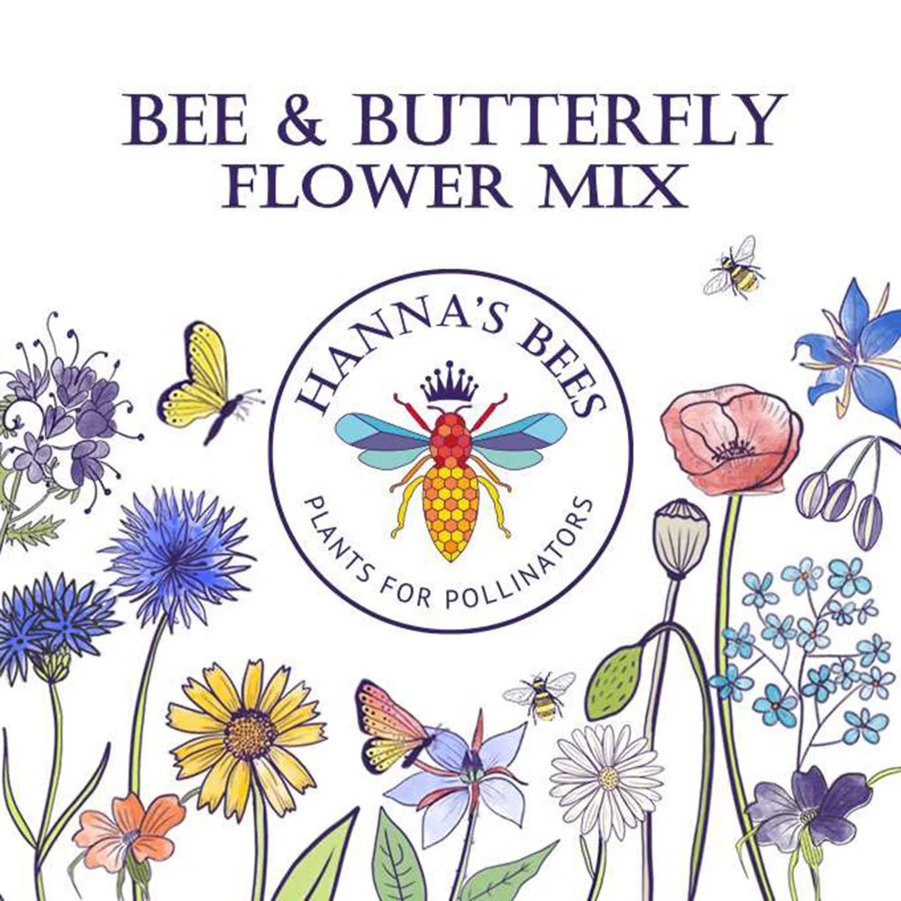 Plants for pollinators - Bee & butterfly flower mix - 6g Hanna's bees