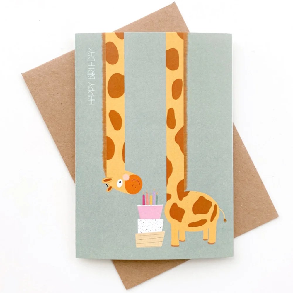 Rudai Olla - Birthday cards - Giraffe