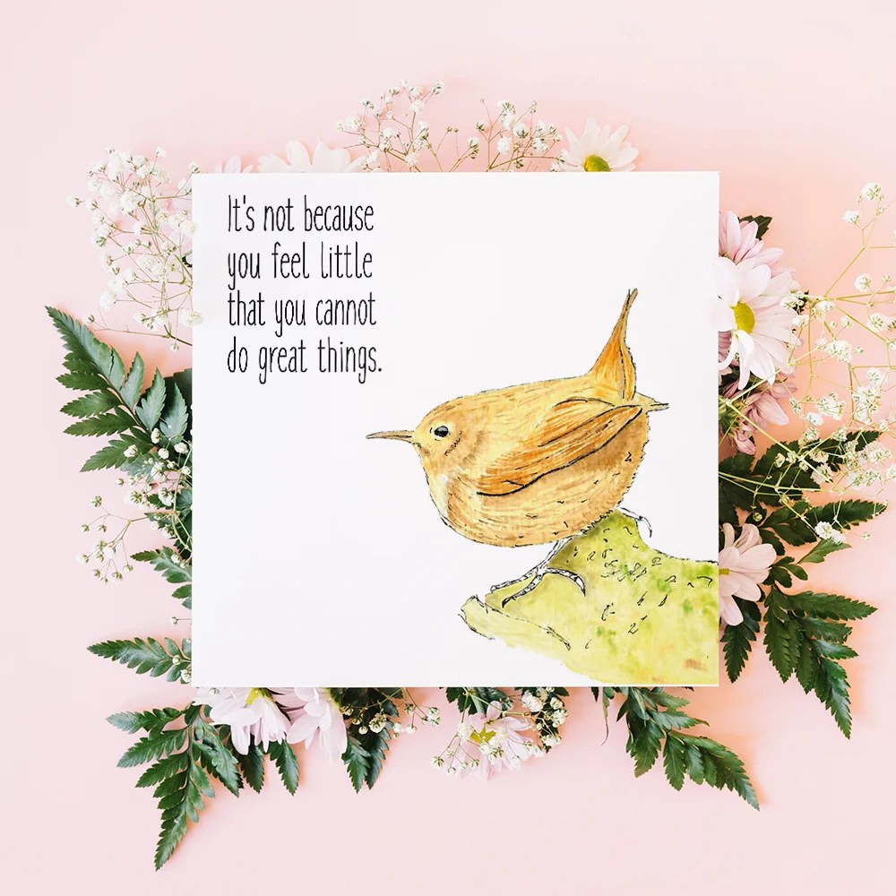 Greeting cards - You feel little