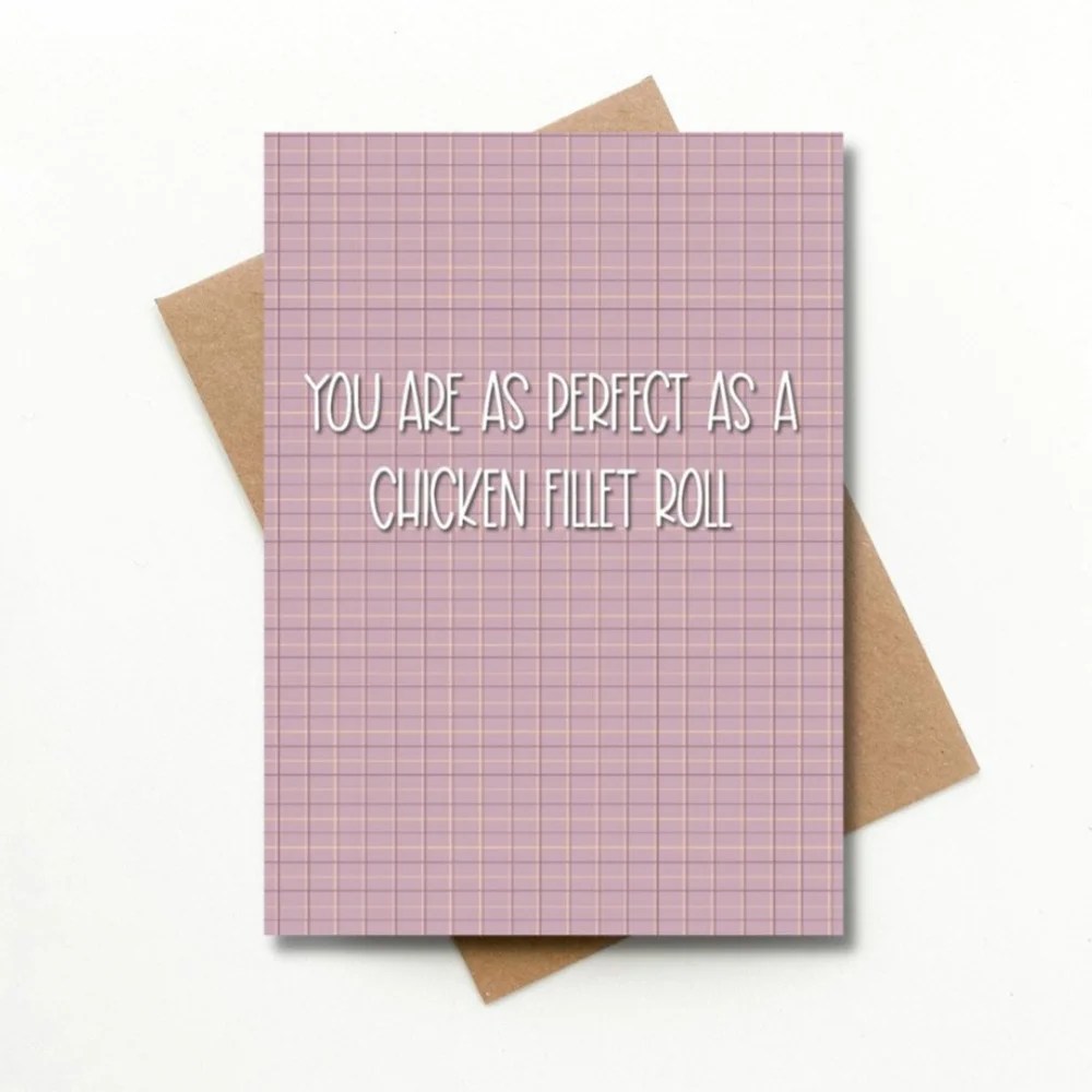 You are...greeting card - You are as perfect as... Rudai Olla