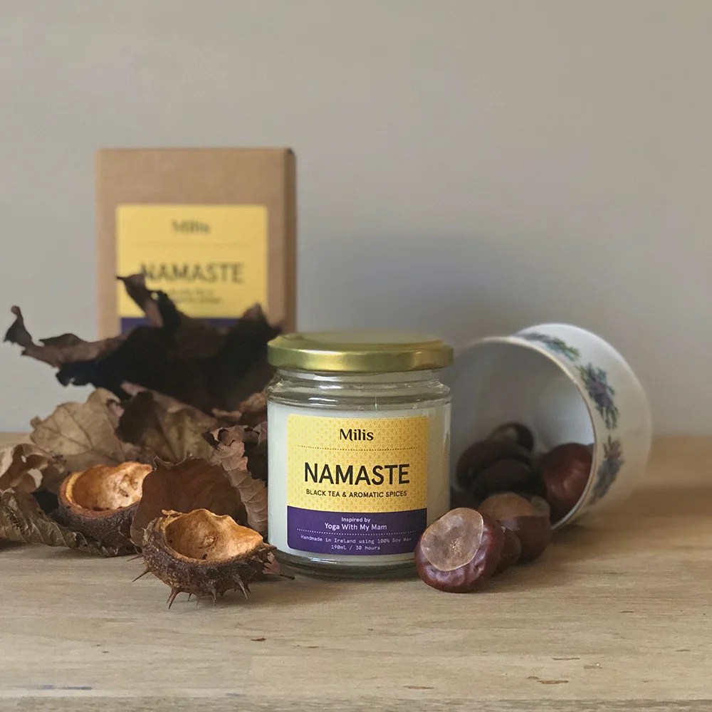 Milis Soy wax scented candle - Namaste