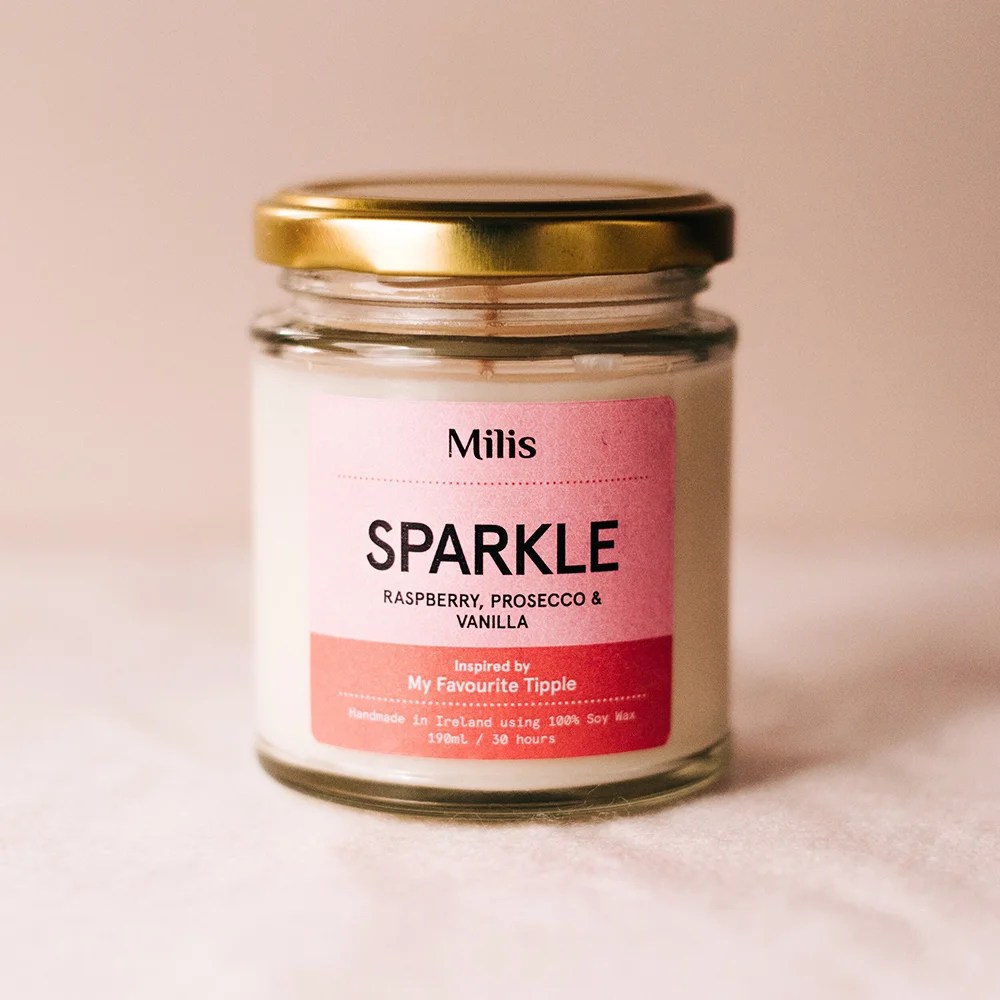 Milis Soy wax scented candle - Sparkle