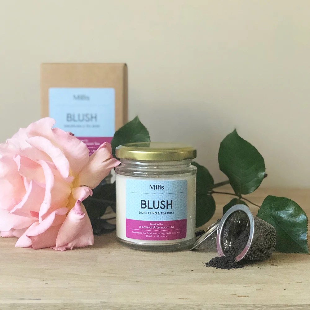 Milis Soy wax scented candle - Blush