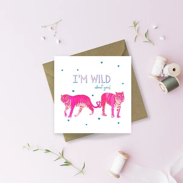 Love card - Sayers Studio - Wild
