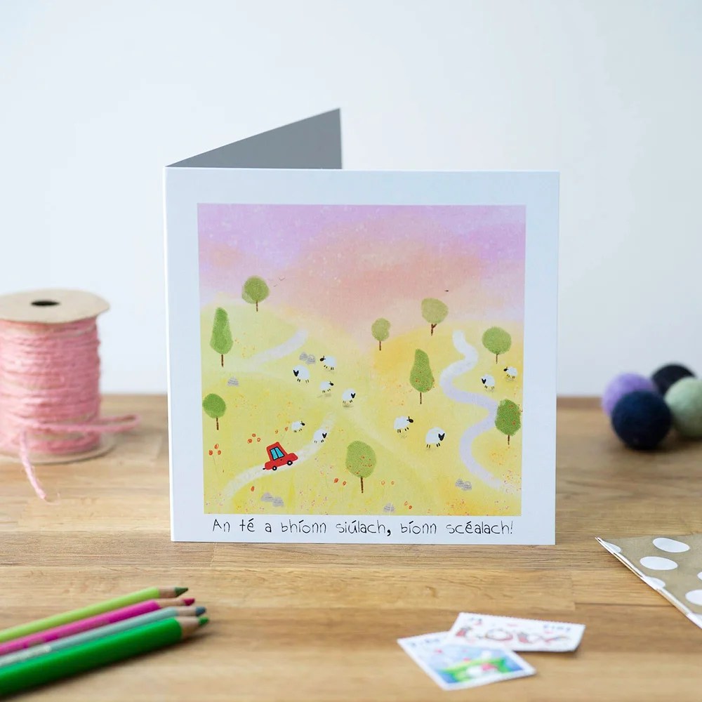 Greeting card - Travel Pear shaped studio