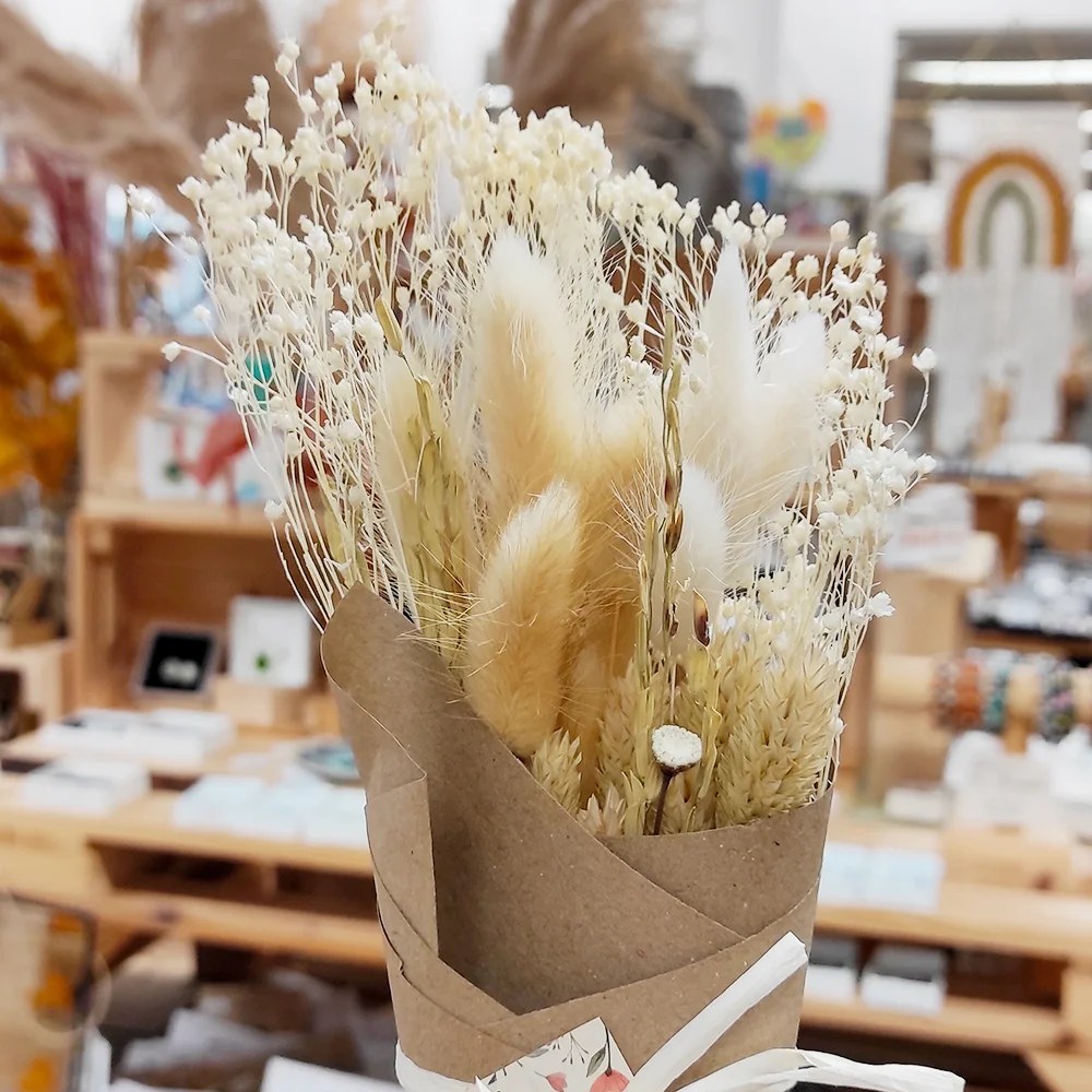 Small dried flowers bouquet - White Chou's Cottage