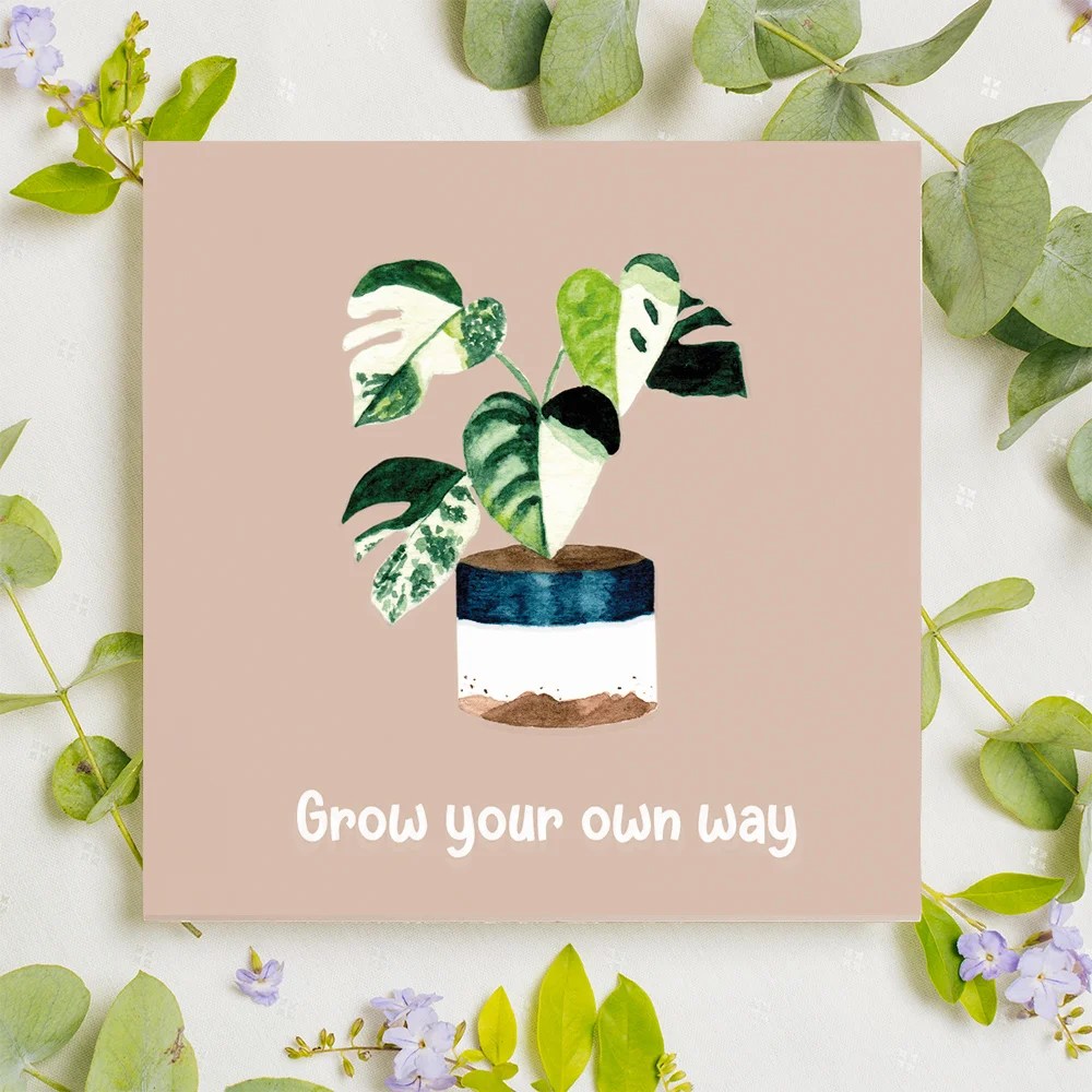 Greeting cards - Grow your own way