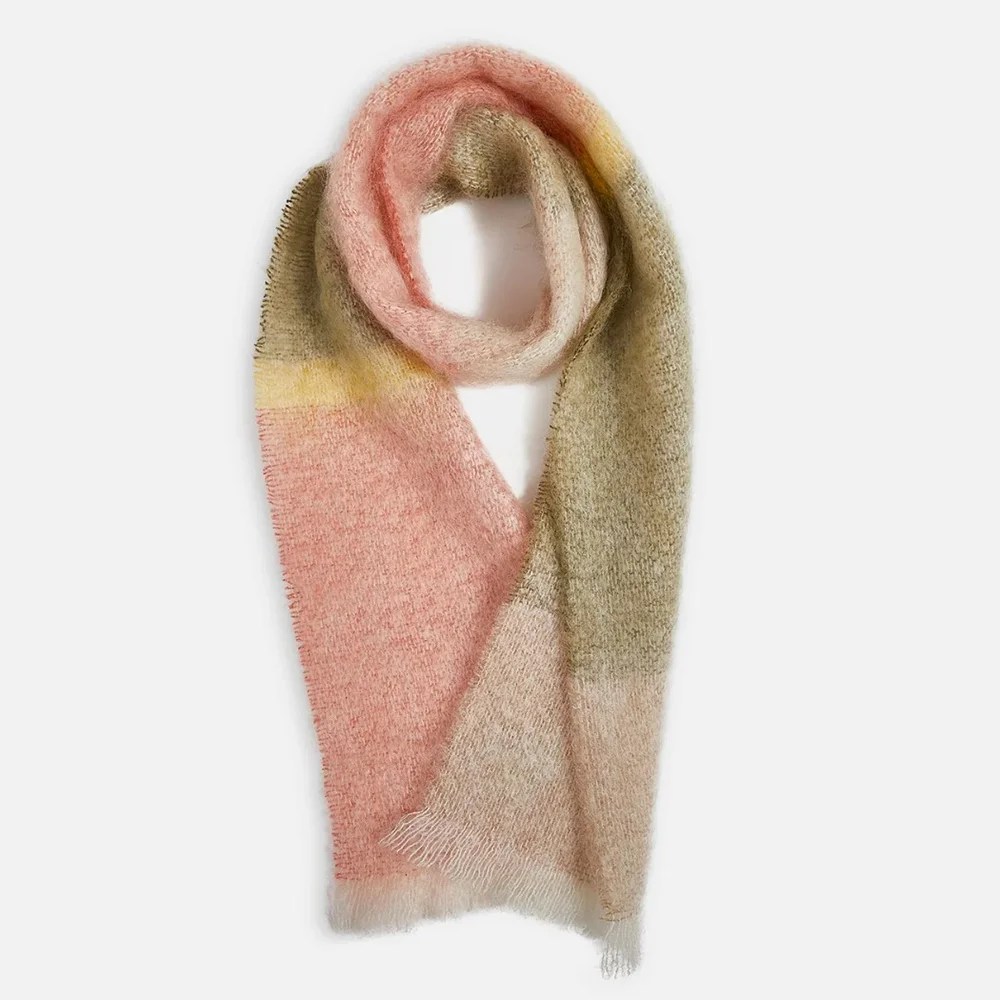 Silare Mohair scarf - Olive Cushendale