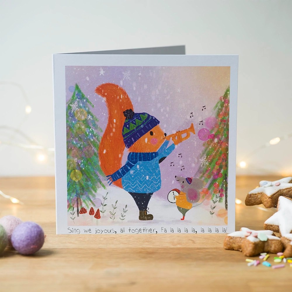 Greeting card - Christmas (Pear Shaped Studio) - Sing we joyous
