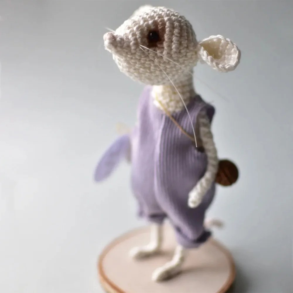 Mouse - Purple Dungaree Small factory of dreams