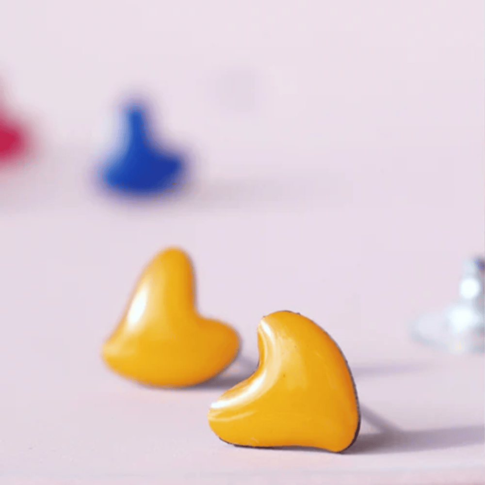 Stud heart earrings DANA Jewellery