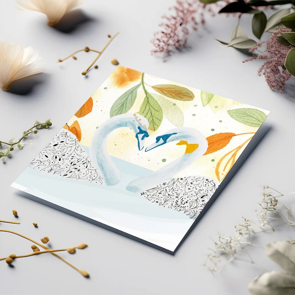 Greeting cards - Swan Tiny Studio