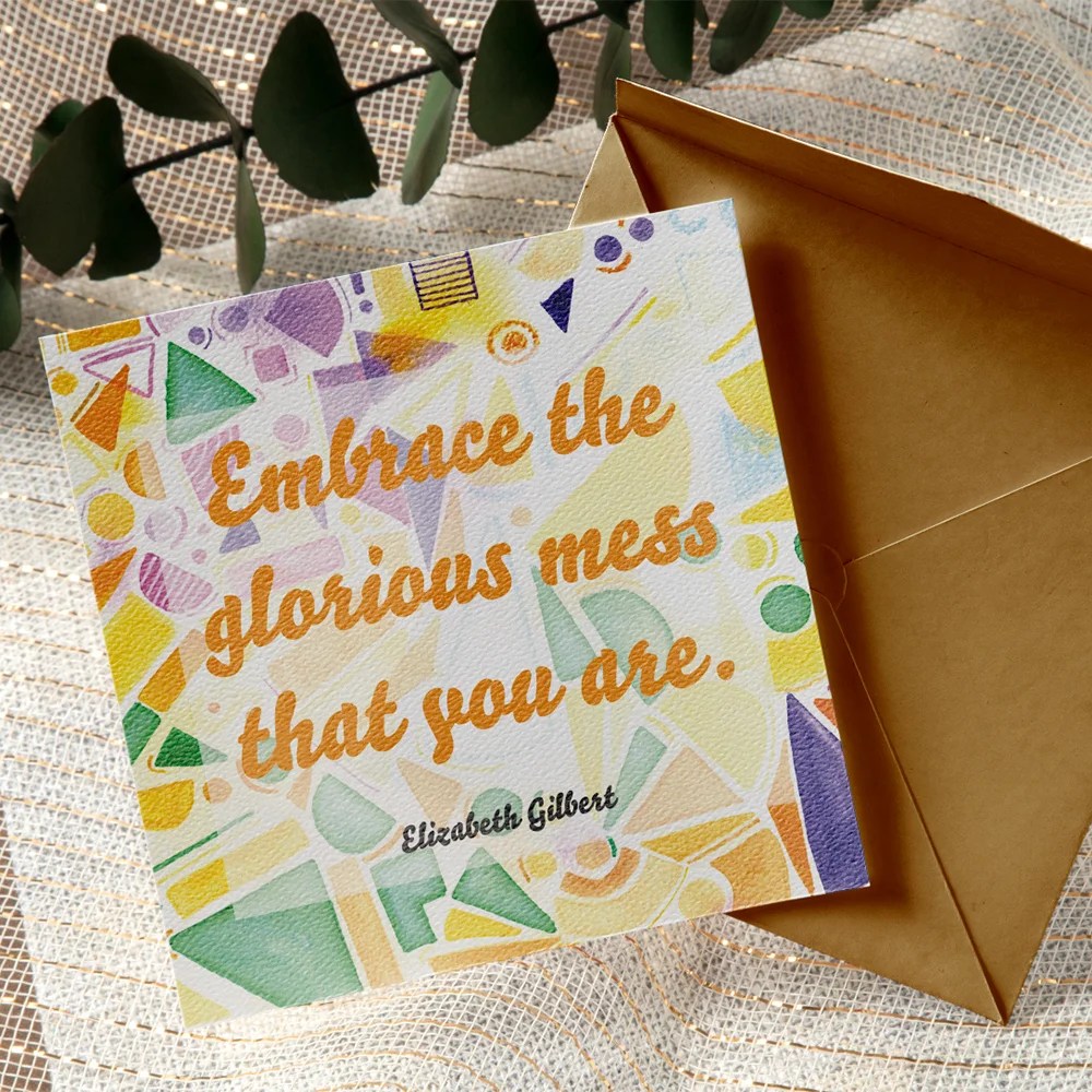 Greeting card - Mess that you are