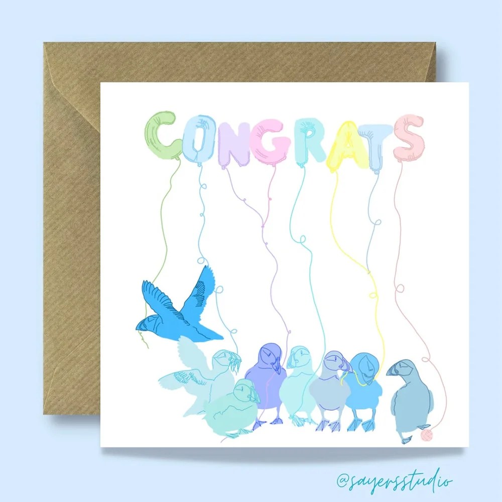 Greeting card - Congratulations Sayers Studio