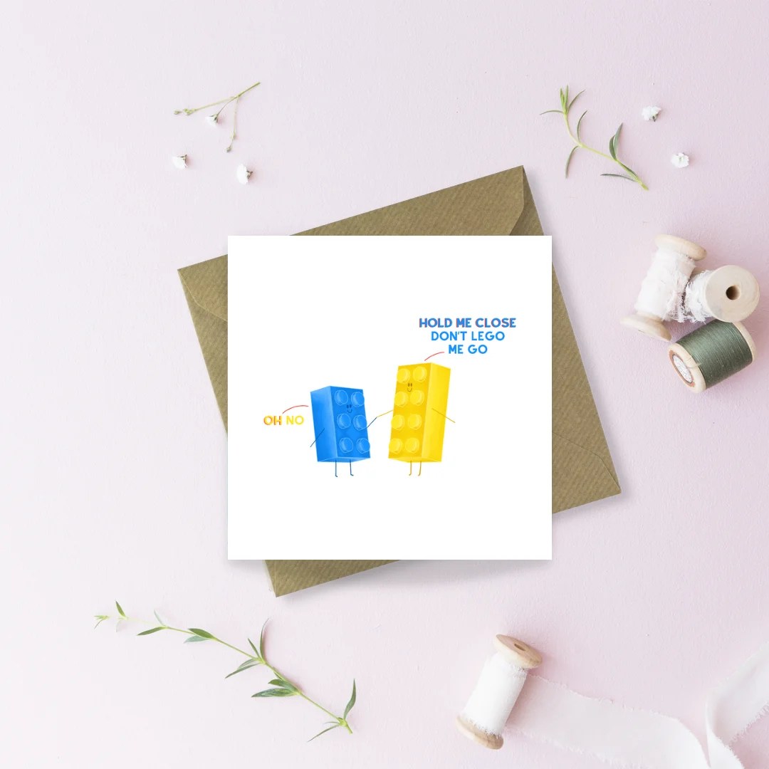 Greeting card - Don't let me go Sayers Studio