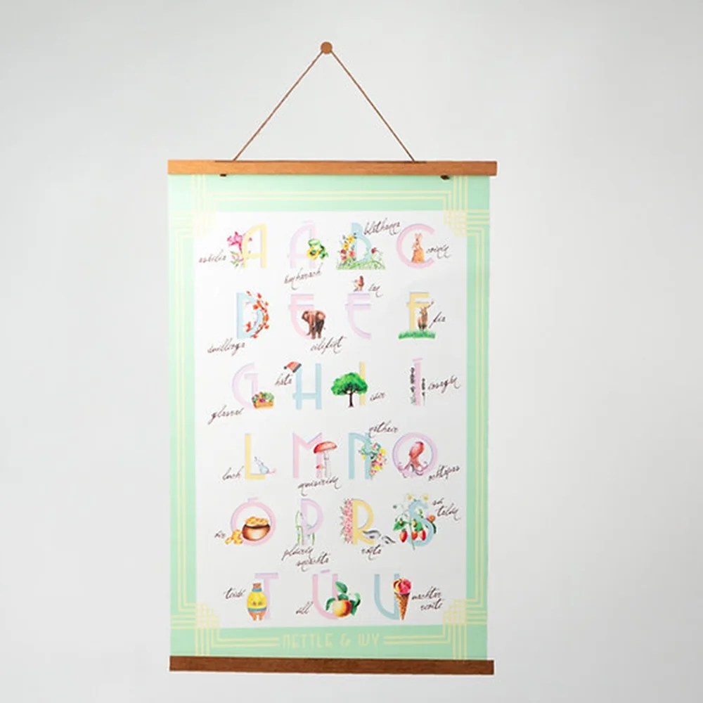 Alphabet poster Nettle and Ivy
