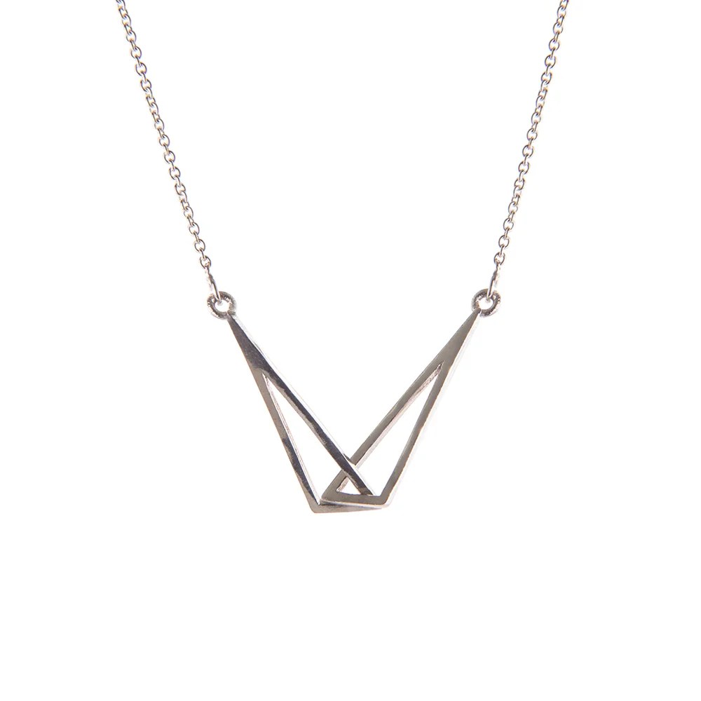 Le Chéile linked Pendant - Small, Triangle Miriam Wade