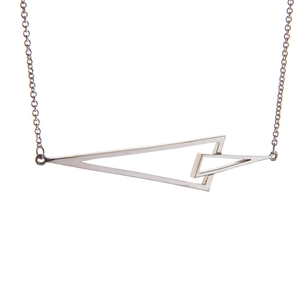 Le Chéile linked Pendant - Large, Triangle Miriam Wade