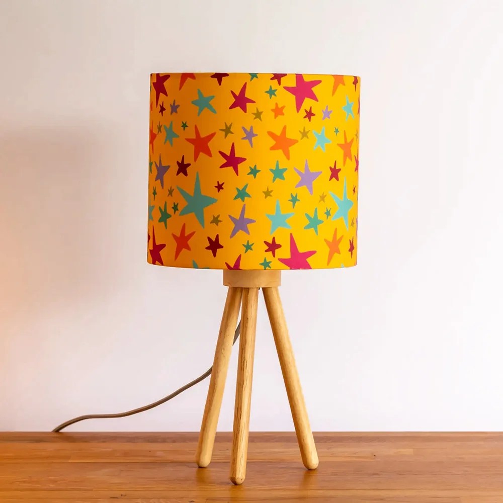 Lampshade She Designs He Prints