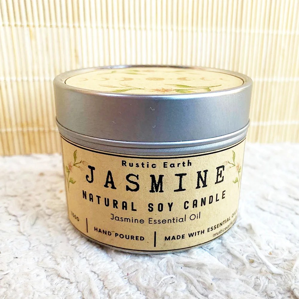 Rustic Earth Soy Wax Candle - Wildwood Path