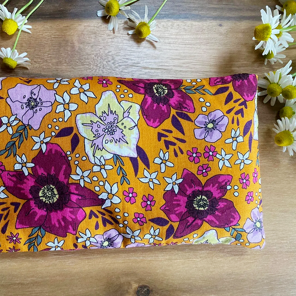 Eye Pillow - Orange Rustic Earth
