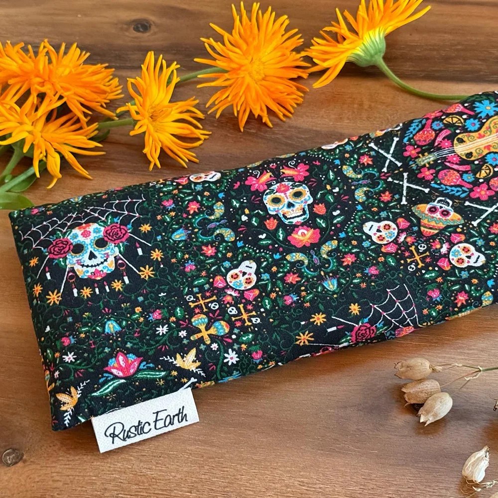 Eye Pillow - Skulls Rustic Earth