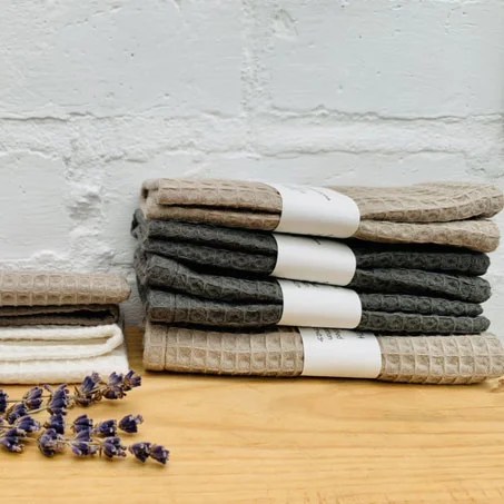 Organic cotton face cloth Blue Bridge House